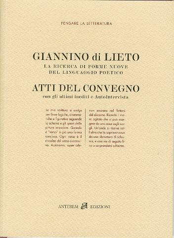 Giannino di Lieto_Atti del Convegno